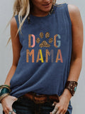 Women's Dog Mama Cotton Tank Top