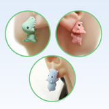 Cute animal bite earring